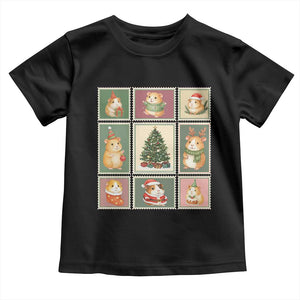 Tis The Season To Be Wheeky Toddler T Shirt Christmas Guinea Pig Gift TS12 Black Print Your Wear