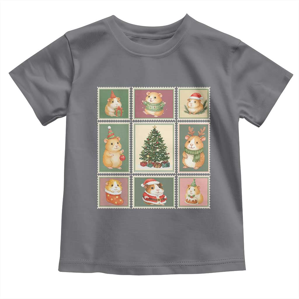 Tis The Season To Be Wheeky Toddler T Shirt Christmas Guinea Pig Gift TS12 Charcoal Print Your Wear