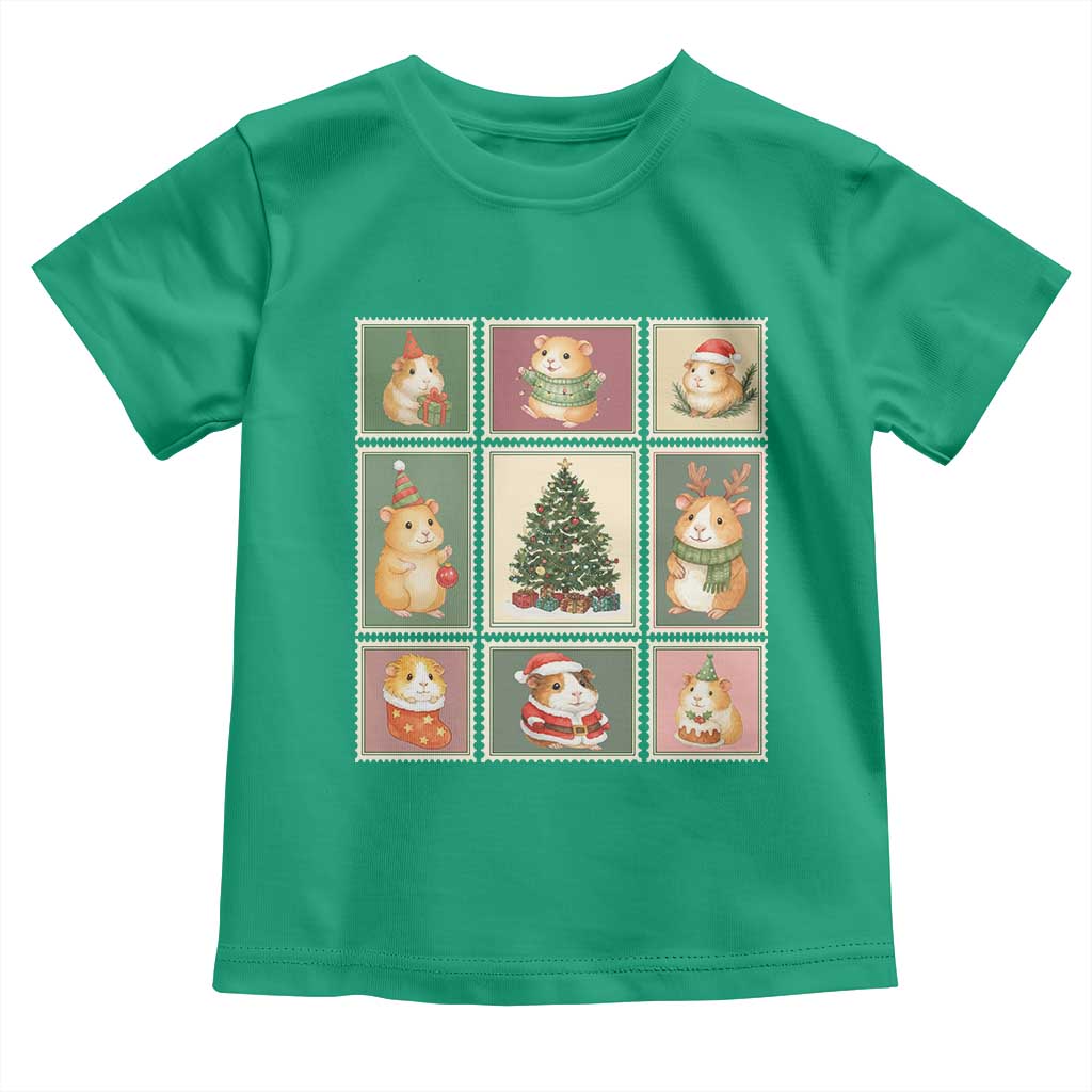 Tis The Season To Be Wheeky Toddler T Shirt Christmas Guinea Pig Gift TS12 Irish Green Print Your Wear