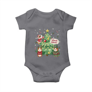 Wheek Wheek Guinea Pig Christmas Outfit Baby Onesie Cavy Lover Gift TS12 Charcoal Print Your Wear