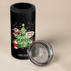 Wheek Wheek Guinea Pig Christmas Outfit 4 in 1 Can Cooler Tumbler Cavy Lover Gift TS12 Print Your Wear