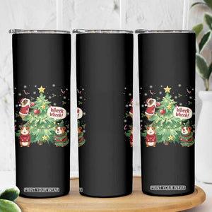 Wheek Wheek Guinea Pig Christmas Outfit Skinny Tumbler Cavy Lover Gift TS12 Print Your Wear