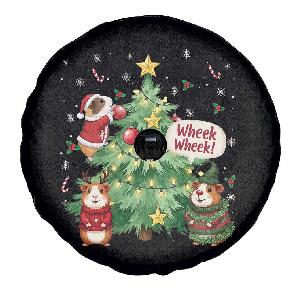 Wheek Wheek Guinea Pig Christmas Outfit Spare Tire Cover Cavy Lover Gift TS12 Print Your Wear