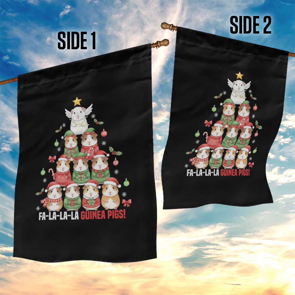 Fa La La La Guinea Pigs Garden Flag Funny Christmas Cavy Lover Gift TS12 Print Your Wear