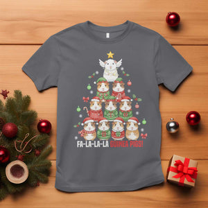 Fa La La La Guinea Pigs T Shirt Funny Christmas Cavy Lover Gift TS12 Charcoal Print Your Wear