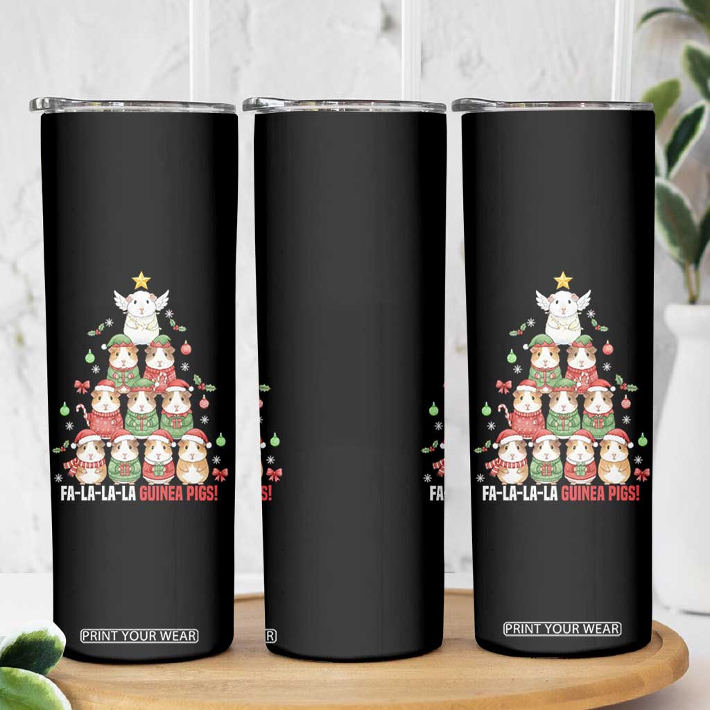 Fa La La La Guinea Pigs Skinny Tumbler Funny Christmas Cavy Lover Gift TS12 Print Your Wear