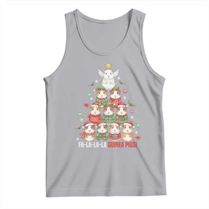 Fa La La La Guinea Pigs Tank Top Funny Christmas Cavy Lover Gift TS12 Athletic Heather Print Your Wear