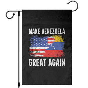 Make Venezuela Great Again Garden Flag Political Gift TS12 Black Print Your Wear