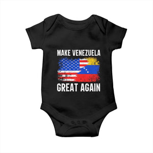 Make Venezuela Great Again Baby Onesie Political Gift TS12 Black Print Your Wear