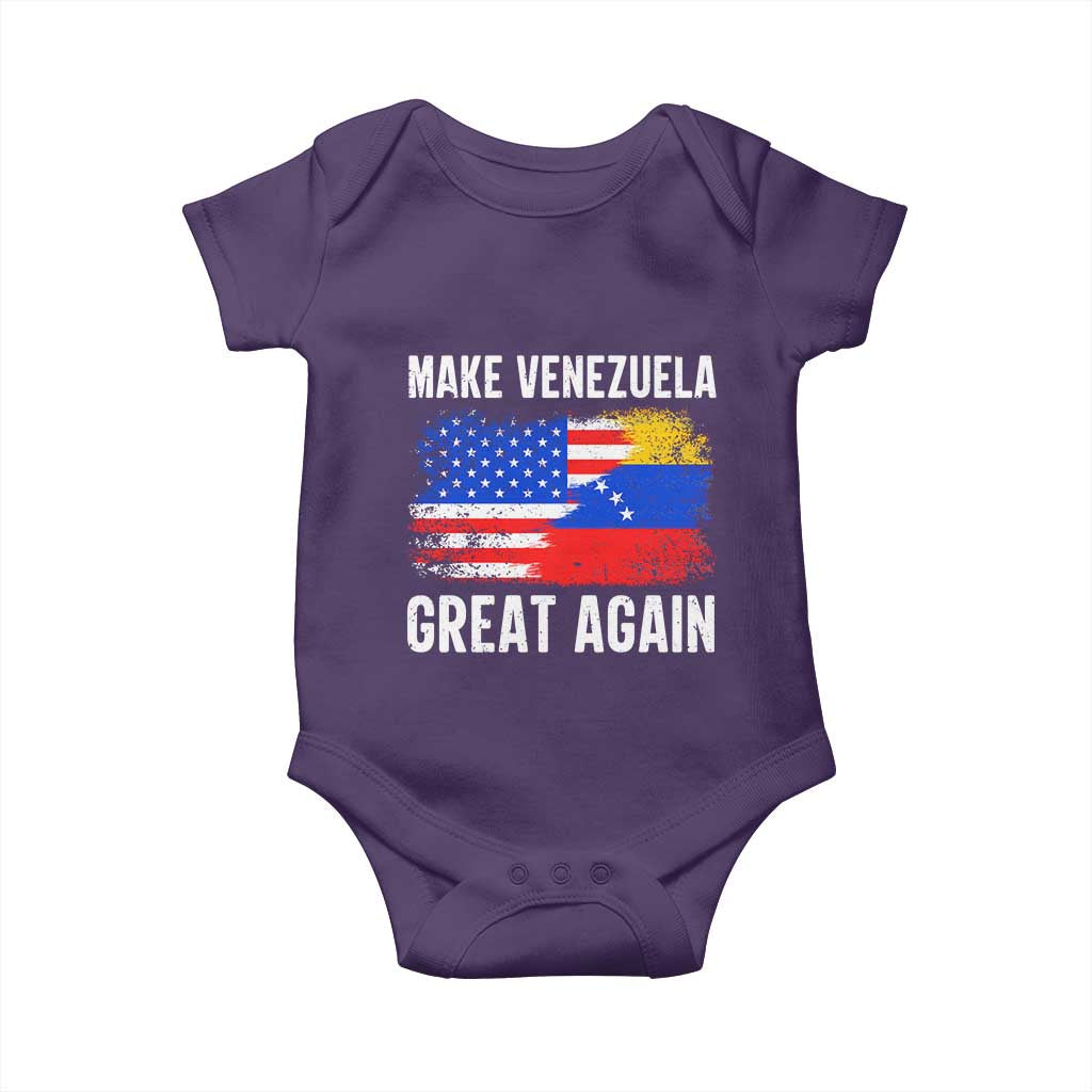 Make Venezuela Great Again Baby Onesie Political Gift TS12 Purple Print Your Wear