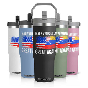 Make Venezuela Great Again Flip Straw Tumbler Political Gift TS12 Print Your Wear