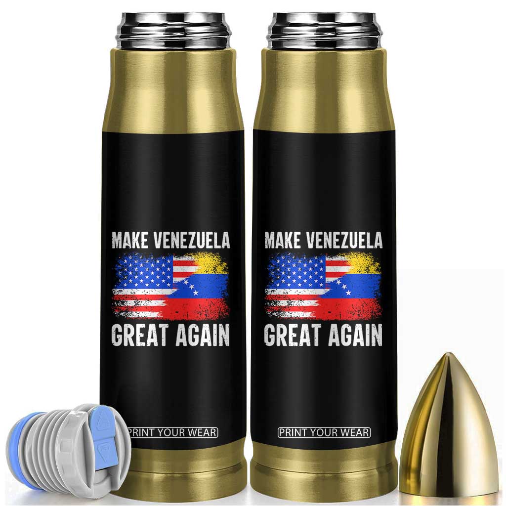 Make Venezuela Great Again Bullet Tumbler Political Gift TS12 Black Print Your Wear