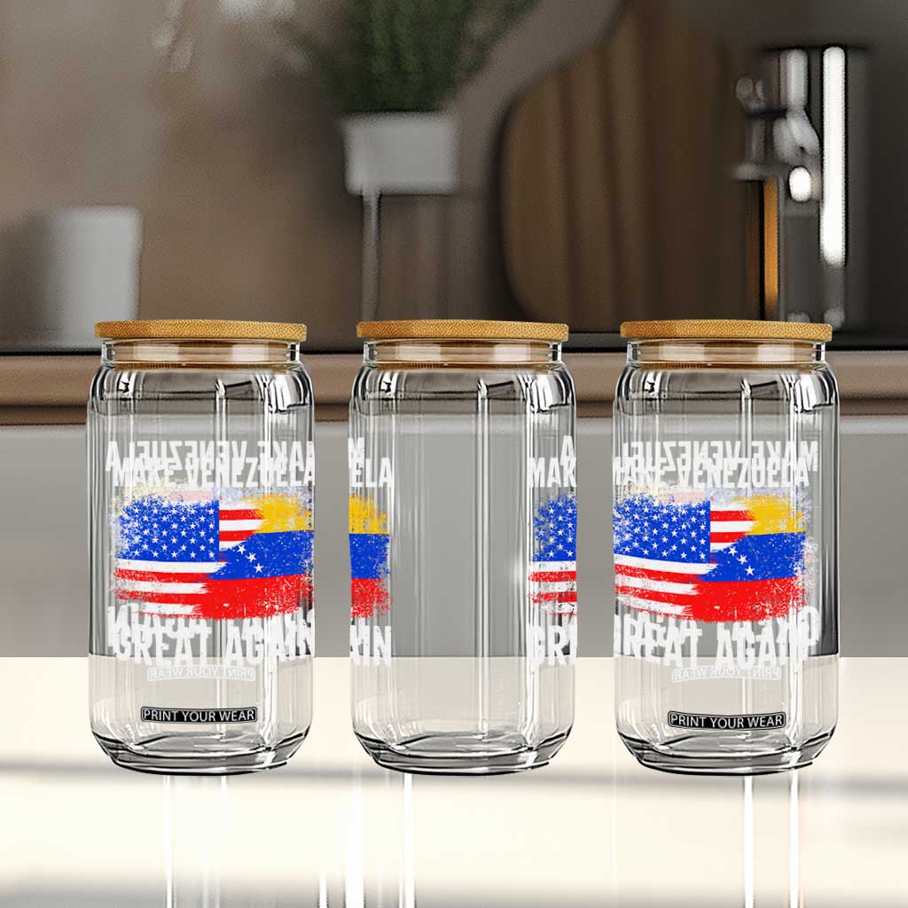 Make Venezuela Great Again Glass Can Political Gift TS12 Print Your Wear