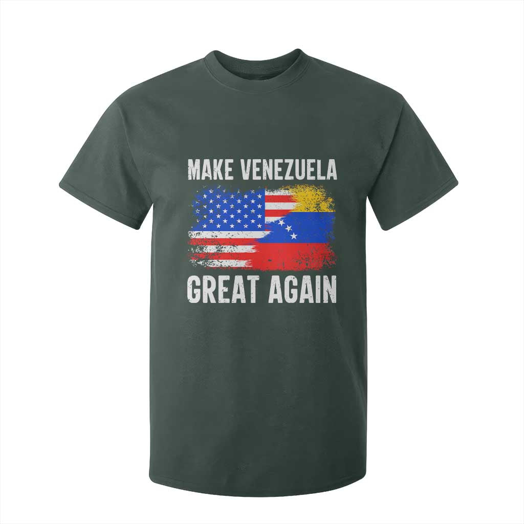 Make Venezuela Great Again T Shirt For Kid Political Gift TS12 Dark Forest Green Print Your Wear