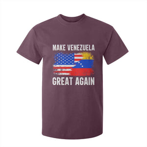 Make Venezuela Great Again T Shirt For Kid Political Gift TS12 Maroon Print Your Wear