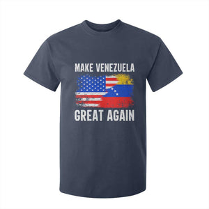 Make Venezuela Great Again T Shirt For Kid Political Gift TS12 Navy Print Your Wear