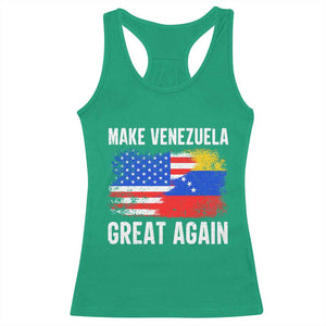 Make Venezuela Great Again Racerback Tank Top Political Gift TS12 Irish Green Print Your Wear