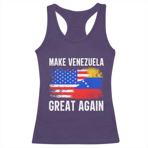 Make Venezuela Great Again Racerback Tank Top Political Gift TS12 Purple Print Your Wear