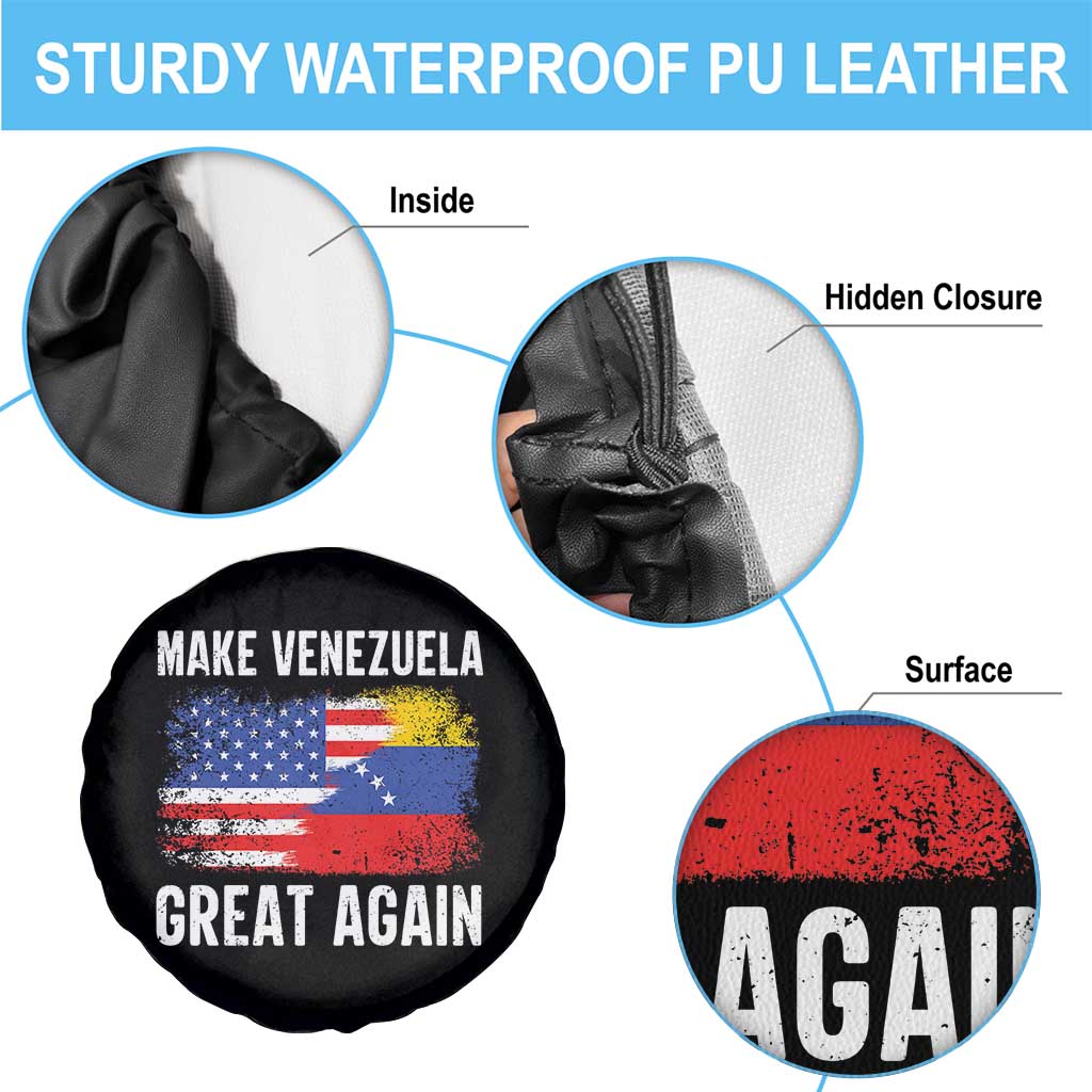 Make Venezuela Great Again Spare Tire Cover Political Gift TS12 Print Your Wear