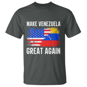 Make Venezuela Great Again T Shirt Political Gift TS12 Dark Heather Print Your Wear