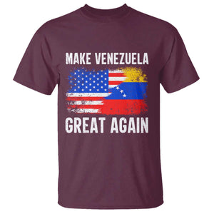 Make Venezuela Great Again T Shirt Political Gift TS12 Maroon Print Your Wear