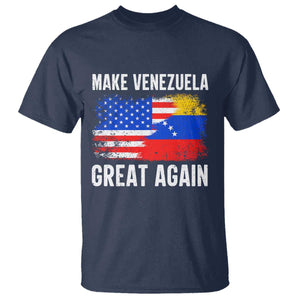 Make Venezuela Great Again T Shirt Political Gift TS12 Navy Print Your Wear