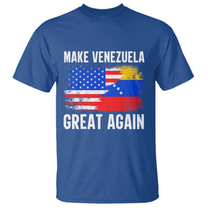 Make Venezuela Great Again T Shirt Political Gift TS12 Royal Blue Print Your Wear