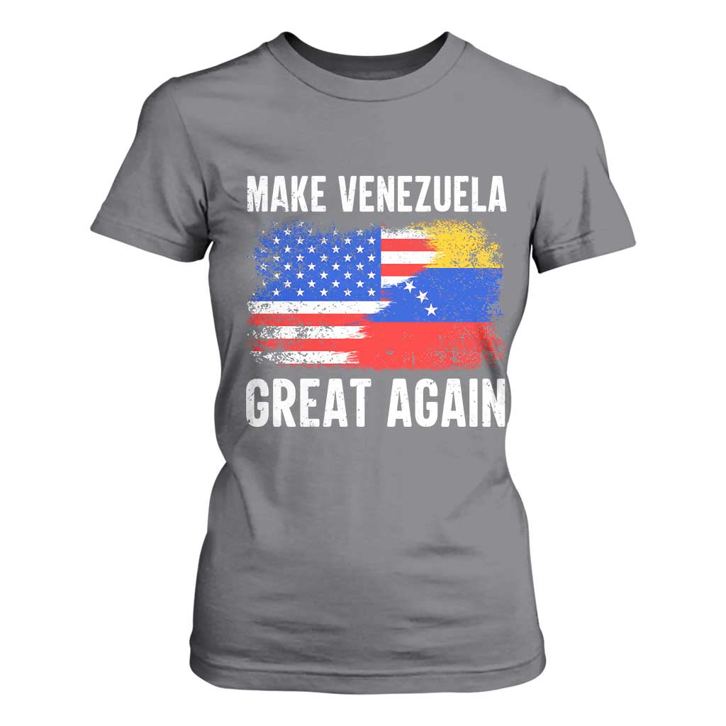 Make Venezuela Great Again T Shirt For Women Political Gift TS12 Charcoal Print Your Wear