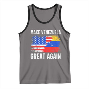 Make Venezuela Great Again Tank Top Political Gift TS12 Deep Heather Black Print Your Wear