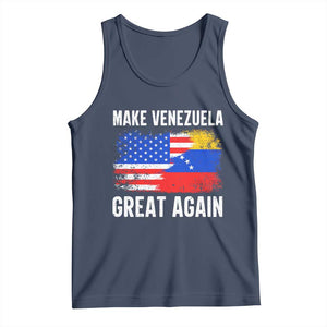 Make Venezuela Great Again Tank Top Political Gift TS12 Navy Print Your Wear