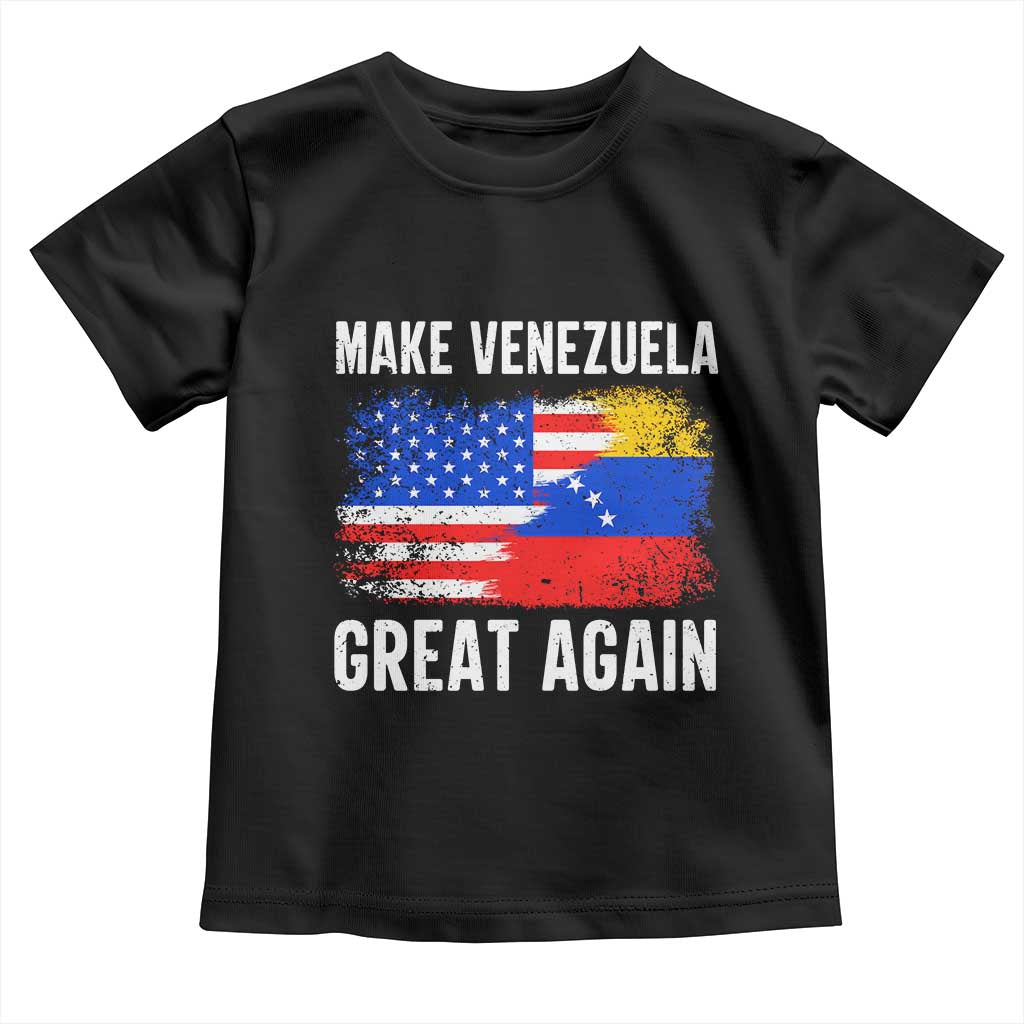Make Venezuela Great Again Toddler T Shirt Political Gift TS12 Black Print Your Wear