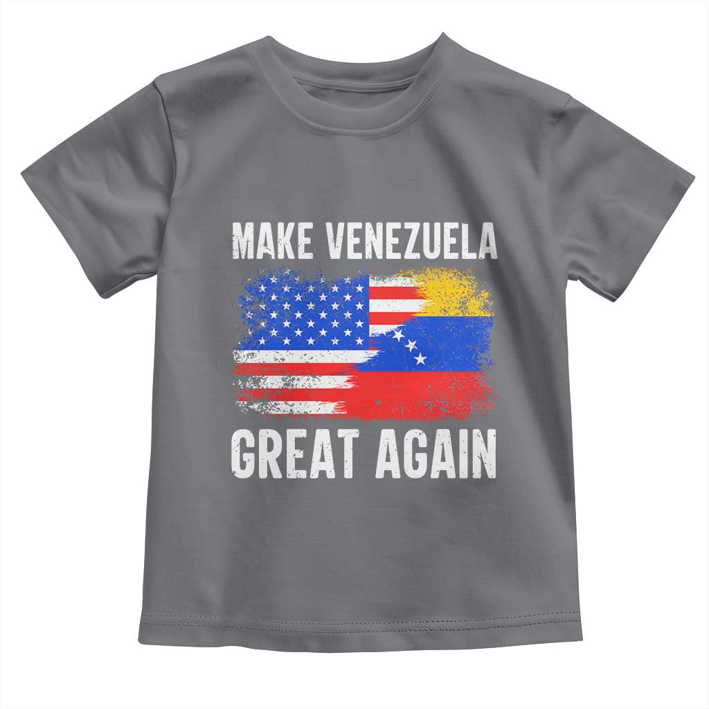 Make Venezuela Great Again Toddler T Shirt Political Gift TS12 Charcoal Print Your Wear