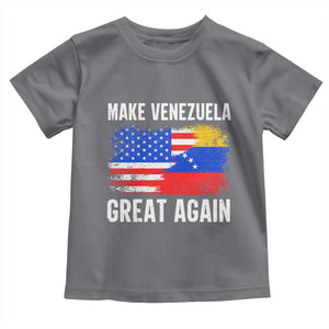 Make Venezuela Great Again Toddler T Shirt Political Gift TS12 Charcoal Print Your Wear