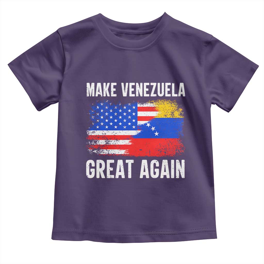 Make Venezuela Great Again Toddler T Shirt Political Gift TS12 Purple Print Your Wear