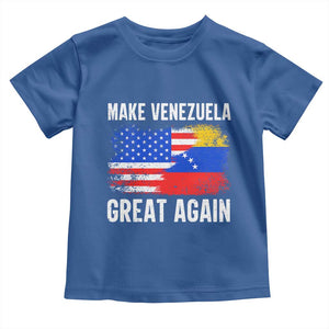 Make Venezuela Great Again Toddler T Shirt Political Gift TS12 Royal Blue Print Your Wear