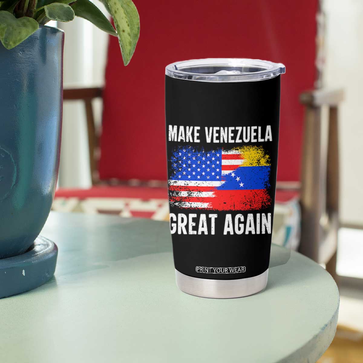 Make Venezuela Great Again Tumbler Cup Political Gift TS12 Print Your Wear
