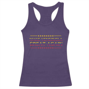 International Venezuela Gifts Racerback Tank Top Make Venezuela Great Again TS12 Purple Print Your Wear