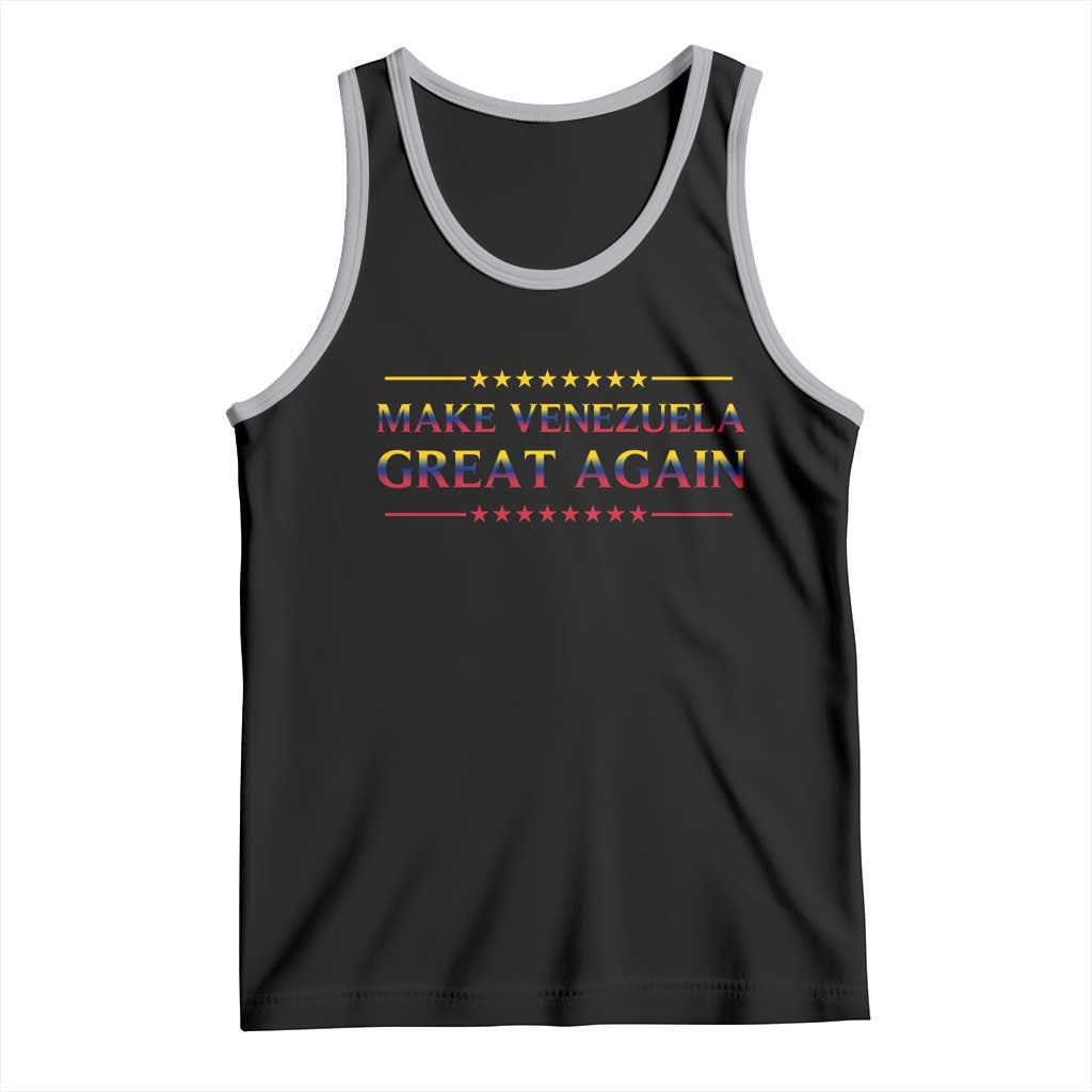 International Venezuela Gifts Tank Top Make Venezuela Great Again TS12 Black Athletic Heather Print Your Wear