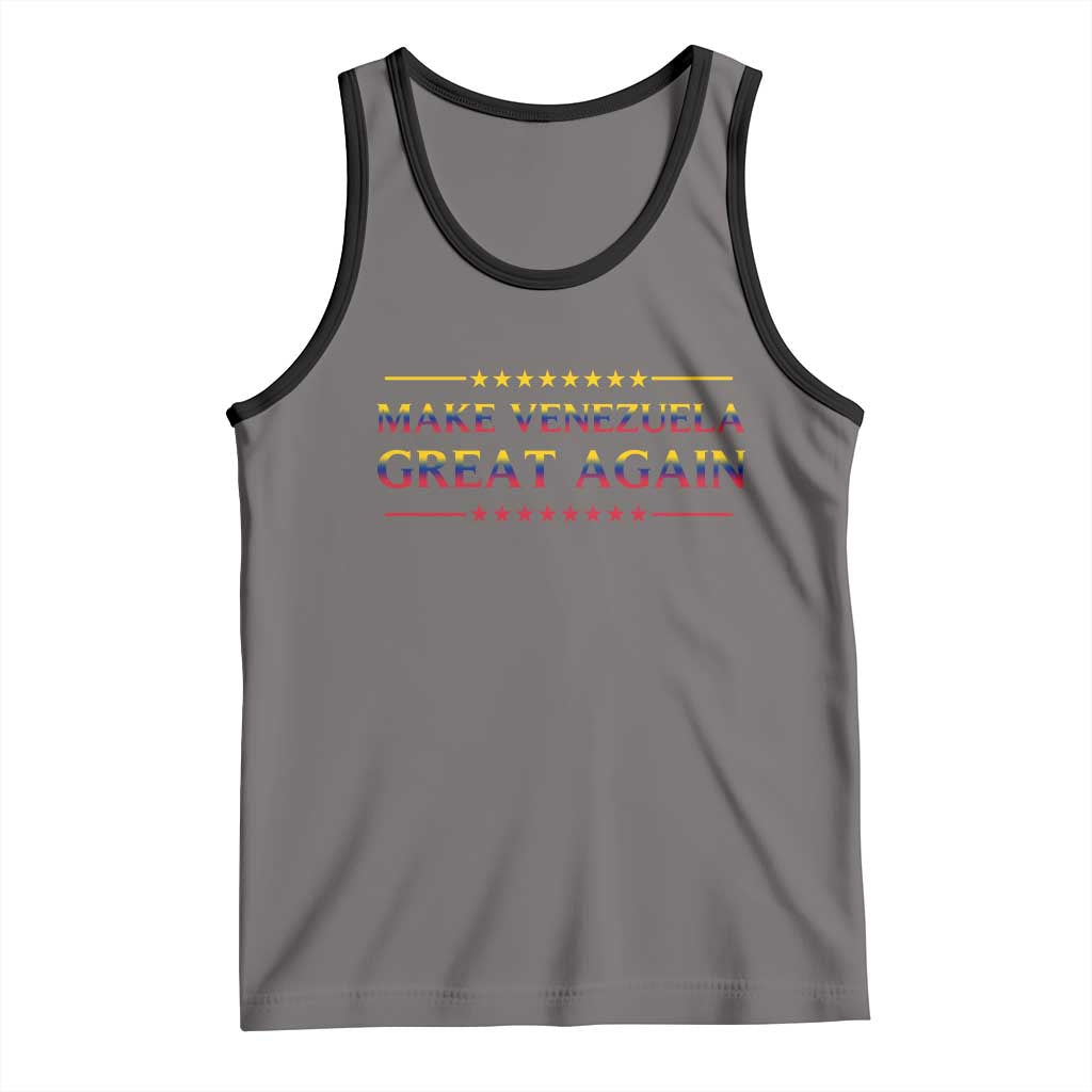 International Venezuela Gifts Tank Top Make Venezuela Great Again TS12 Deep Heather Black Print Your Wear