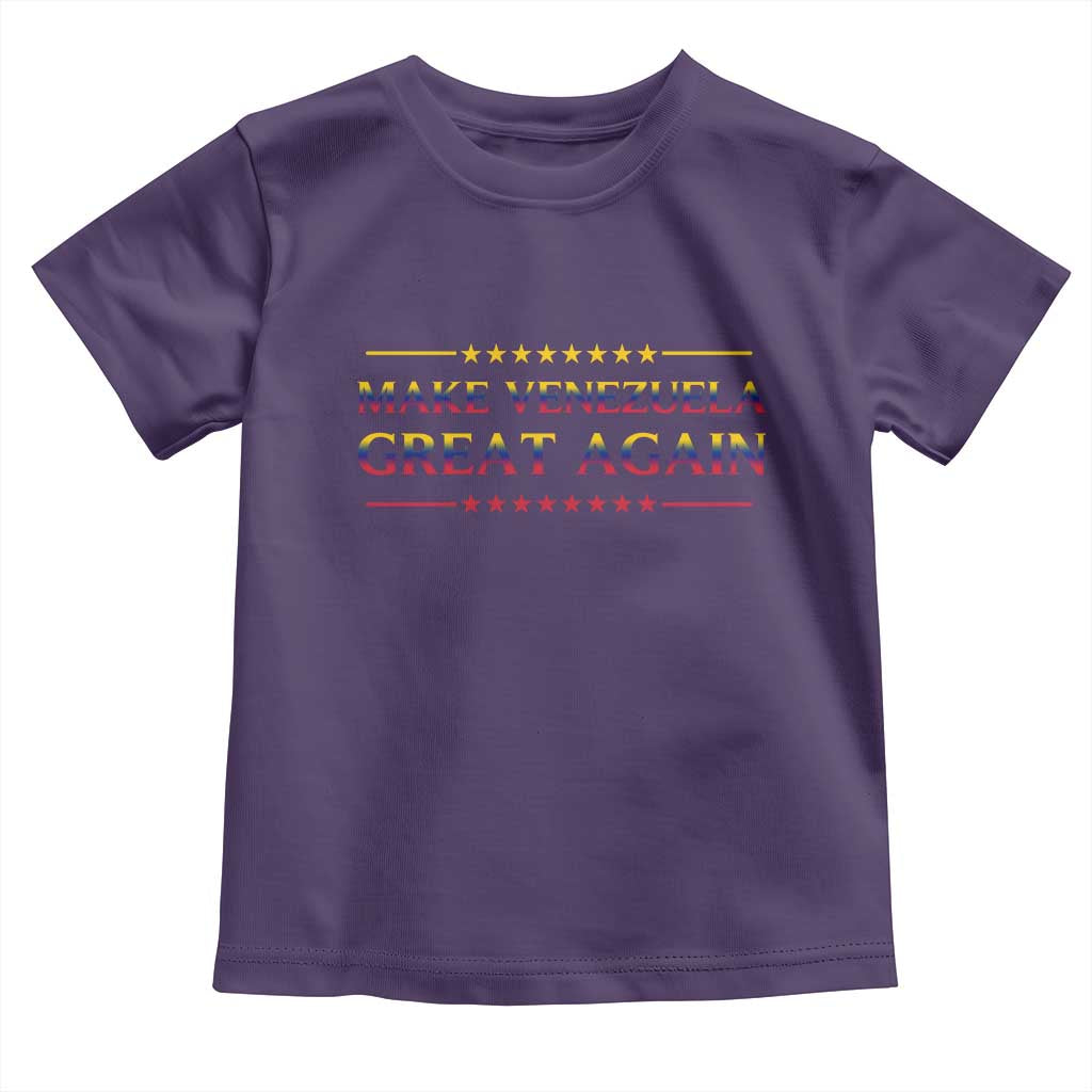International Venezuela Gifts Toddler T Shirt Make Venezuela Great Again TS12 Purple Print Your Wear