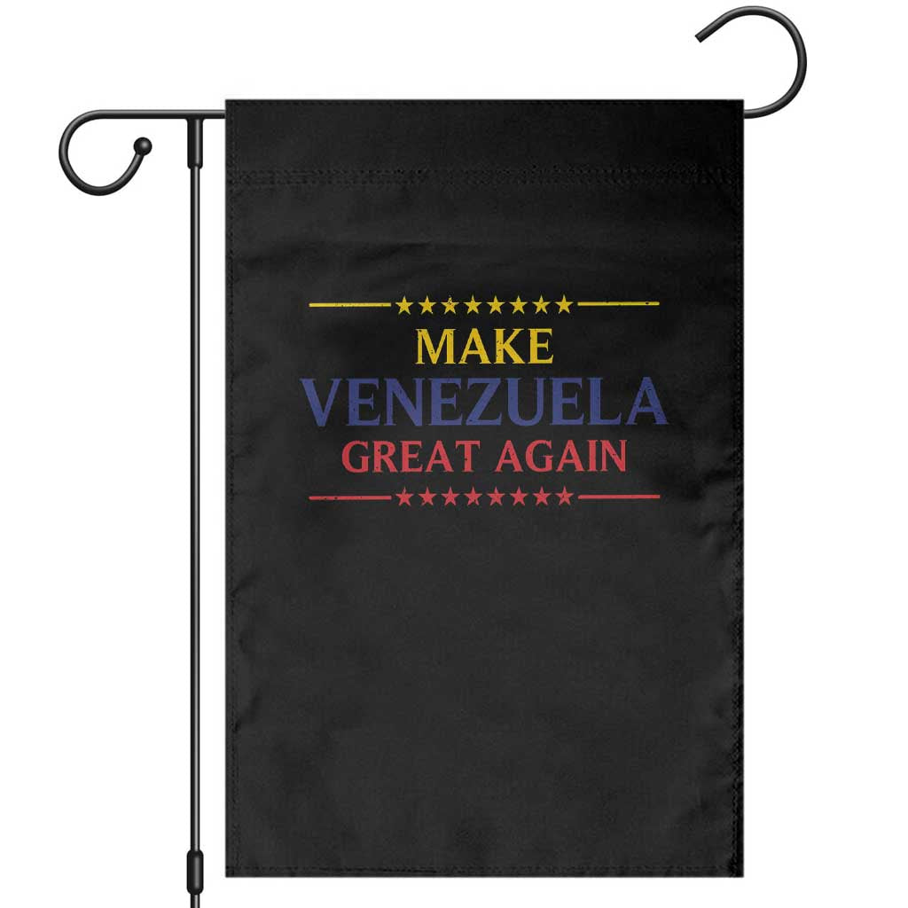 Venezuela Libre Garden Flag Make Venezuela Great Again TS12 Black Print Your Wear