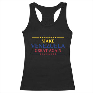 Venezuela Libre Racerback Tank Top Make Venezuela Great Again TS12 Black Print Your Wear