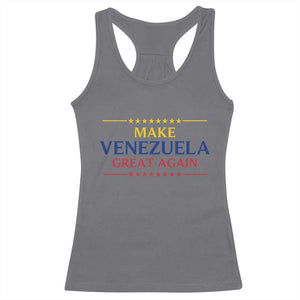 Venezuela Libre Racerback Tank Top Make Venezuela Great Again TS12 Charcoal Print Your Wear