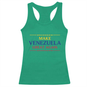Venezuela Libre Racerback Tank Top Make Venezuela Great Again TS12 Irish Green Print Your Wear