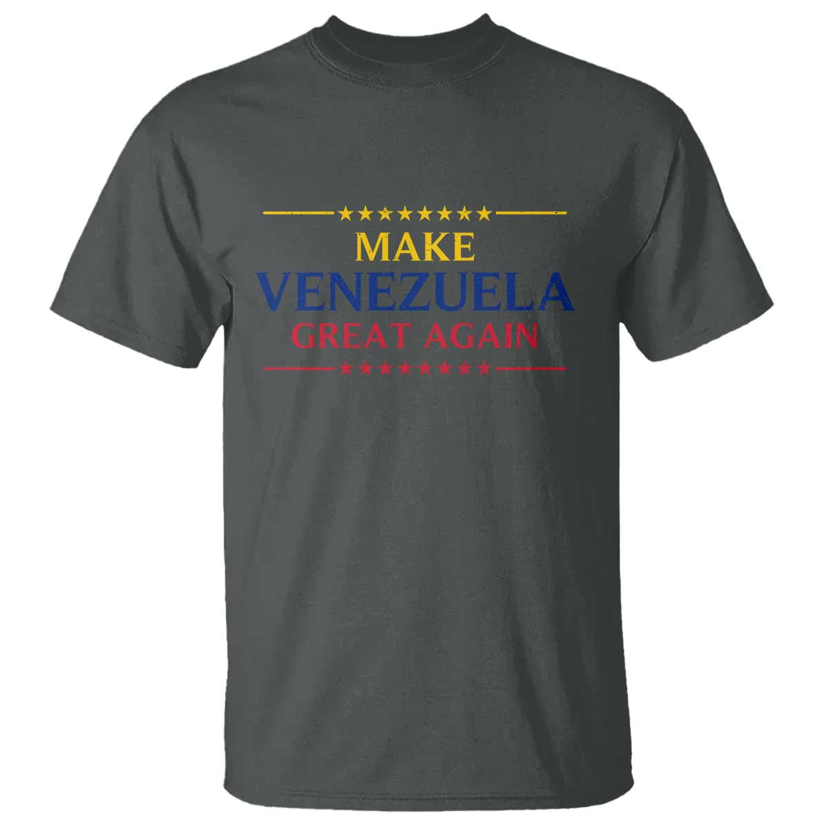 Venezuela Libre T Shirt Make Venezuela Great Again TS12 Dark Heather Print Your Wear