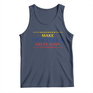 Venezuela Libre Tank Top Make Venezuela Great Again TS12 Navy Print Your Wear
