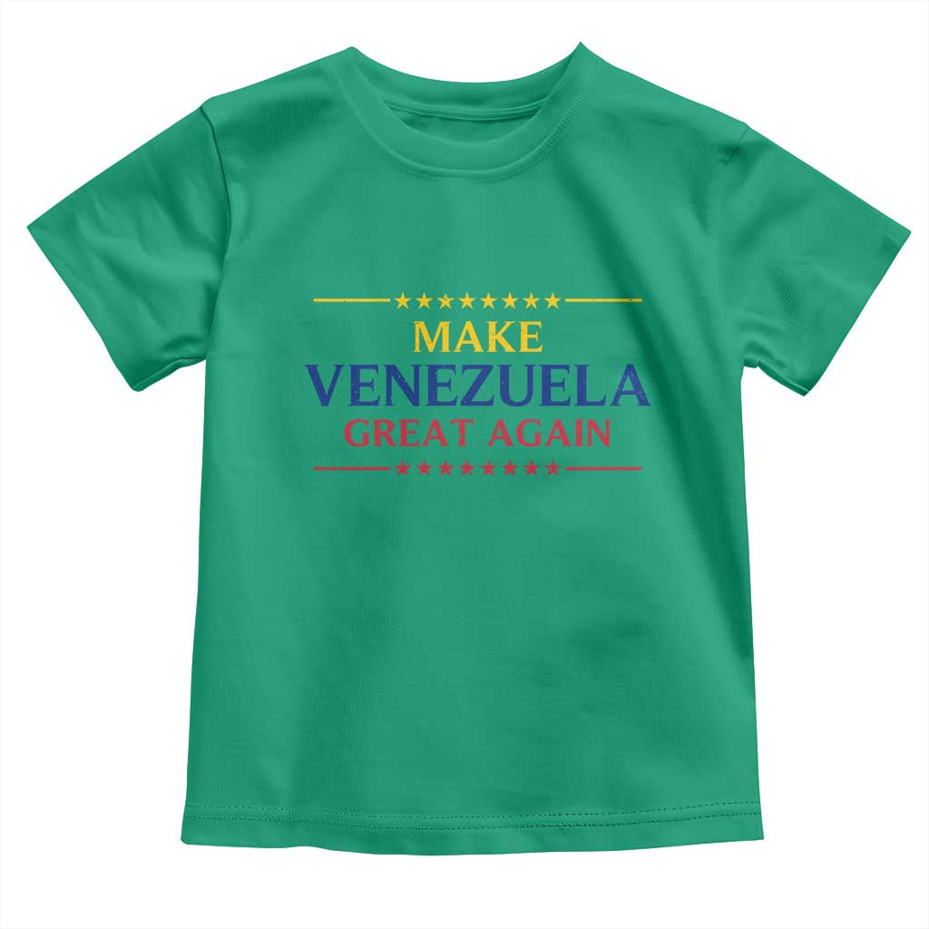 Venezuela Libre Toddler T Shirt Make Venezuela Great Again TS12 Irish Green Print Your Wear
