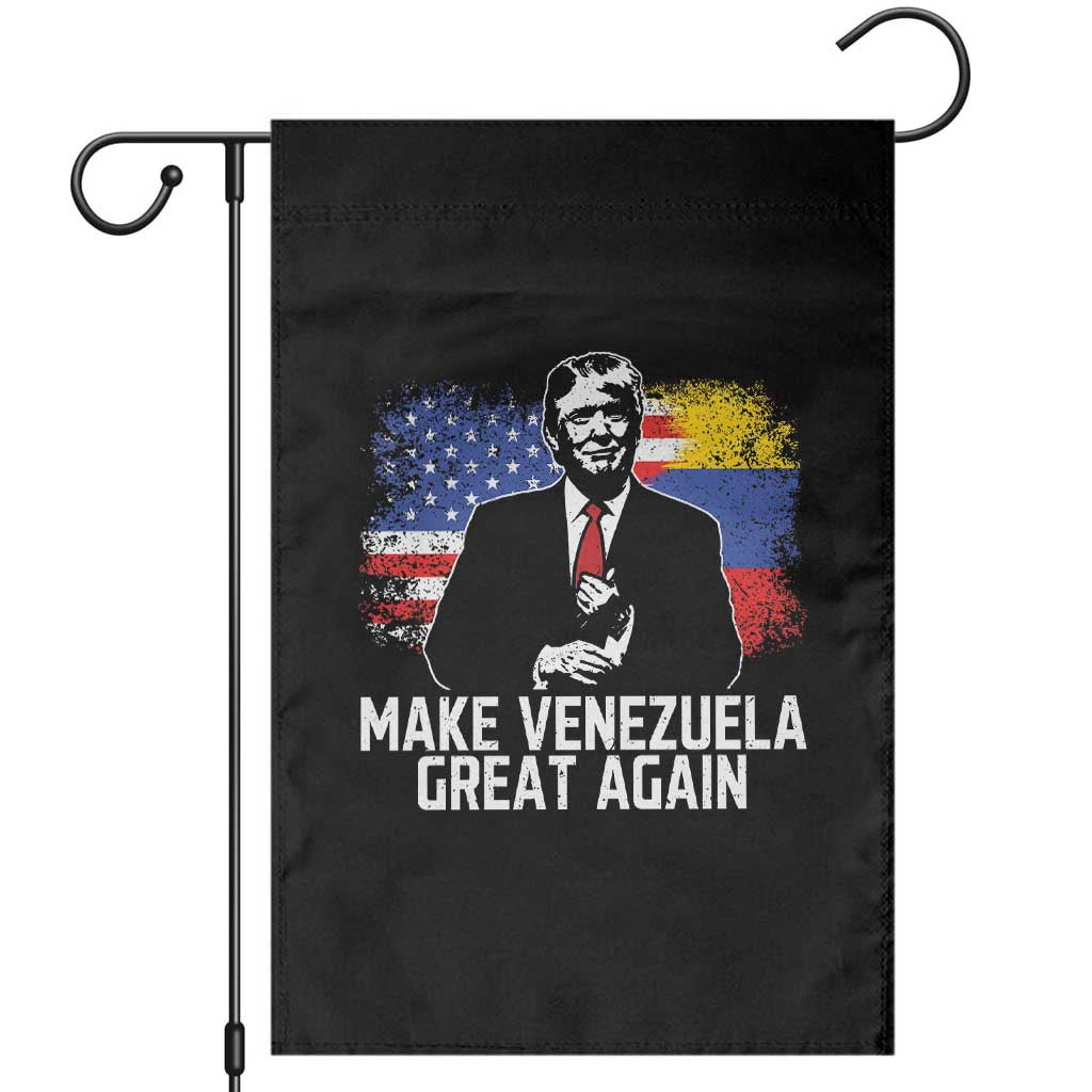 Venezuela Libre Garden Flag Funny Trump Make Venezuela Great Again TS12 Black Print Your Wear