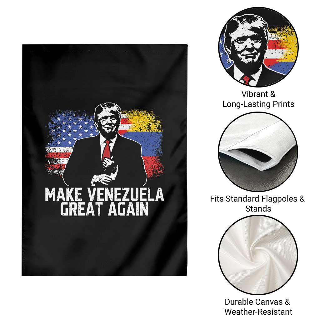 Venezuela Libre Garden Flag Funny Trump Make Venezuela Great Again TS12 Print Your Wear