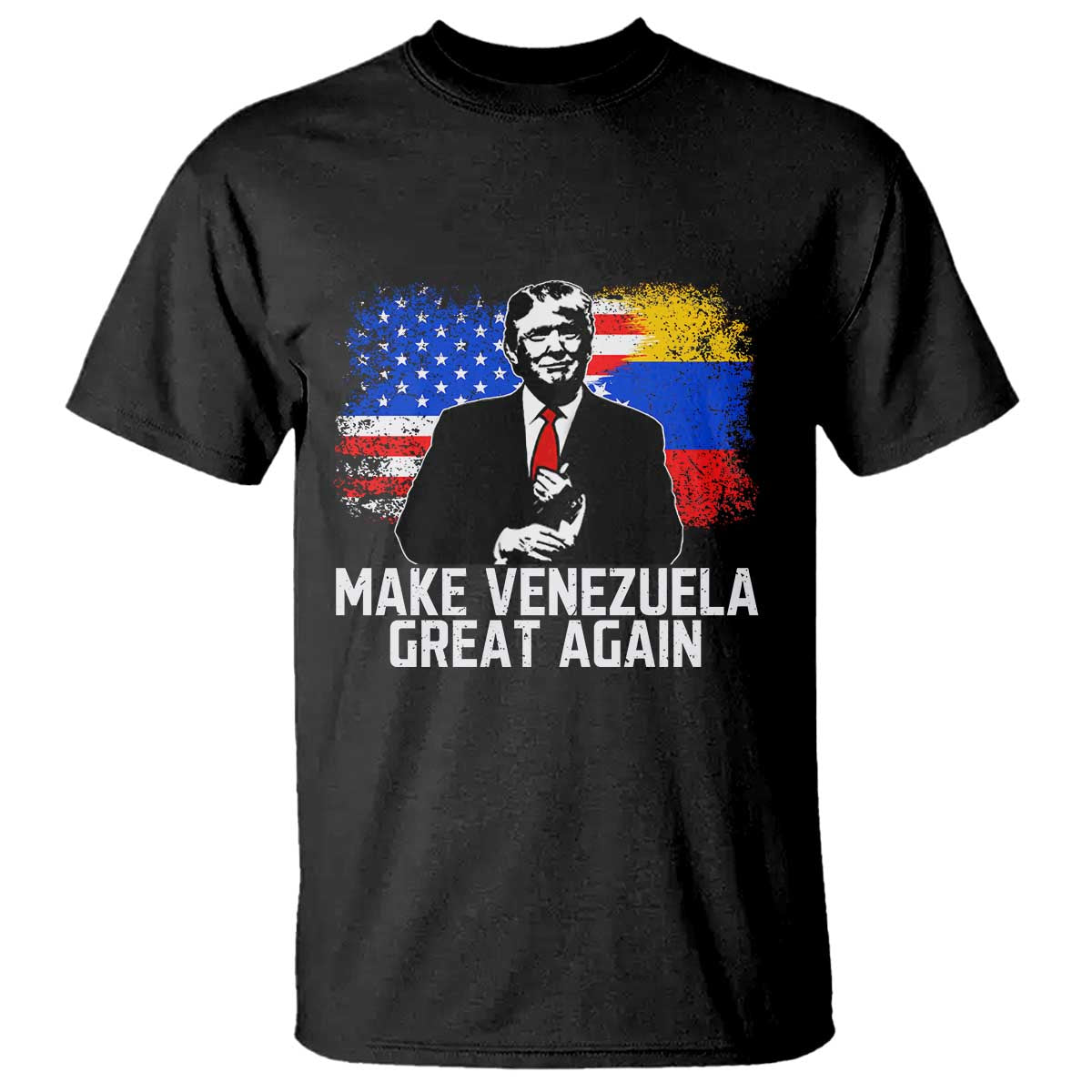 Venezuela Libre T Shirt Funny Trump Make Venezuela Great Again TS12 Black Print Your Wear